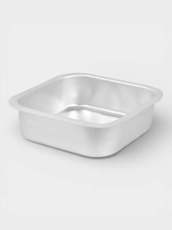 Противень, 41.2&times;41.2 см, h=13 см, листовой алюминий 1.75 мм, серебристый