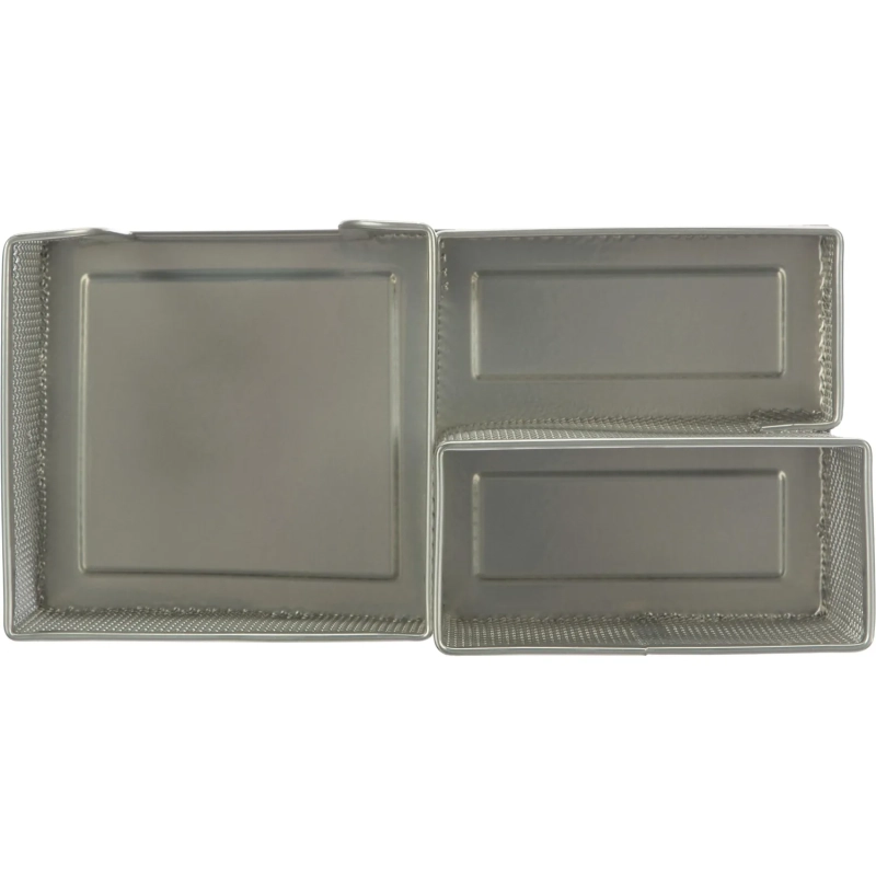 Подставка-органайзер для канц принадлежностей Attache серебр 185x93x102мм