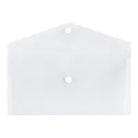 Папка-конверт на кнопке travel, 150 мкм, Calligrata Standard, прозрачная, белая Папка-конверт на кнопке travel, 150 мкм, Calligrata Standard, прозрачная, белая