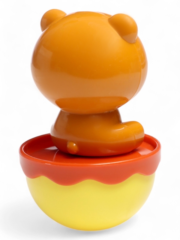 Неваляшка детская, тигрёнок, цвет оранжевый