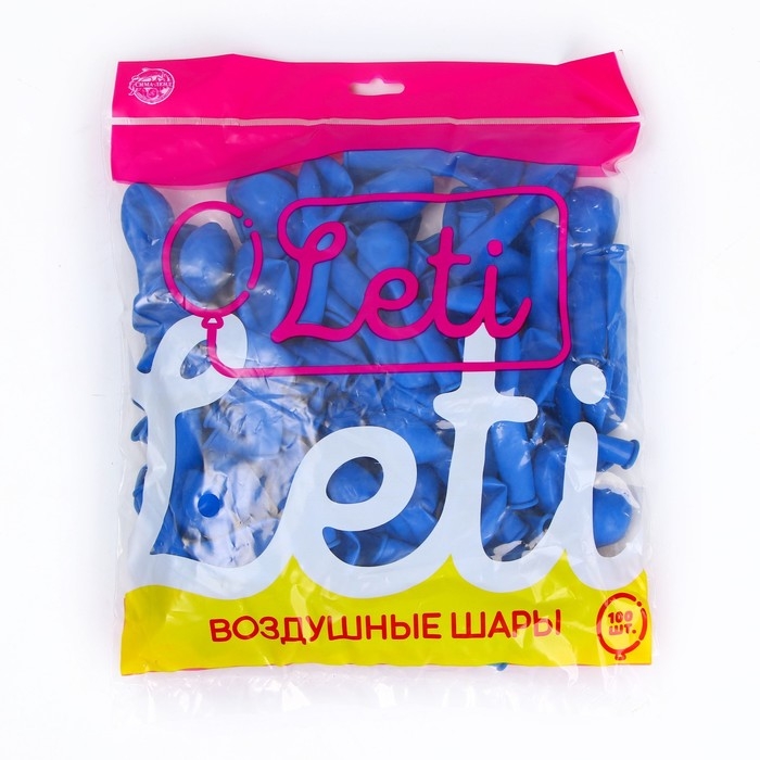 Шар латексный 5 Шар латексный 5", пастель, набор 100 шт.., водные бомбочки, цвет синий
