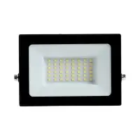 Прожектор светодиодный VKL electric, 50 Вт, 6000 Лм, 6500К, IP65, 220V черный, свеч.хол.бел. 1098146