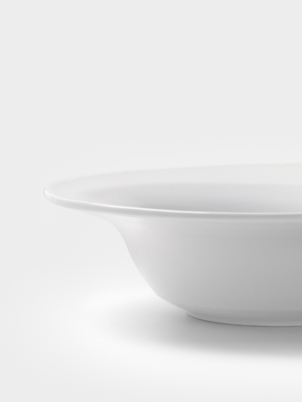 Тарелка глубокая Hanna Knövell, d=24.8 см, фарфор, белая
