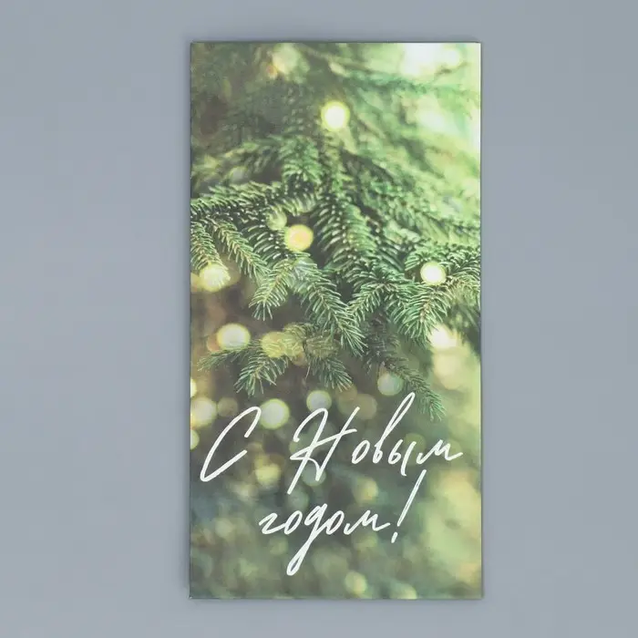 Пакет без ручек «С Новым годом», веточка ели, 10 х 19.5 х 7 см, Новый год Пакет без ручек «С Новым годом», веточка ели, 10 х 19.5 х 7 см, Новый год