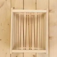 Абажур для бани и сауны &laquo;Треугольники&raquo;, липа, 31&times;26.5&times;13 см, настенный, угловой, &laquo;Добропаровъ&raquo;