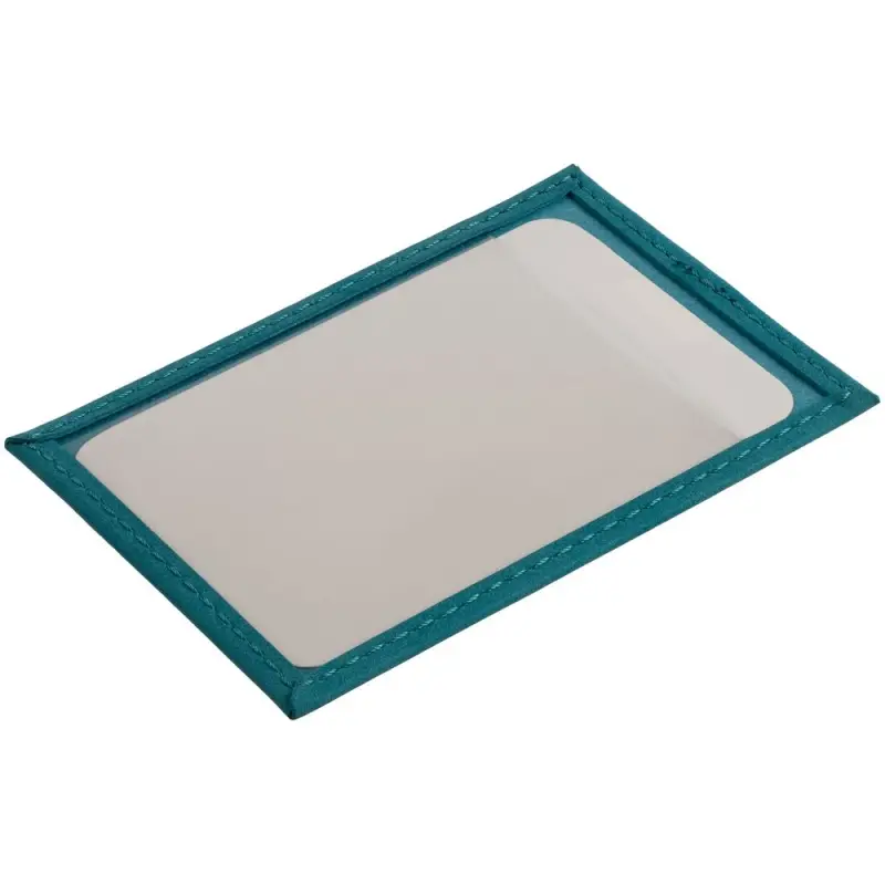 Чехол для пропуска Nubuk, бирюзовый Чехол для пропуска Nubuk, бирюзовый