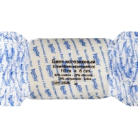 Бинт самофикс эласт 10м х 8см Вариант, 10 шт/уп, ШК61911