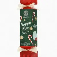 Бомбочки для ванны Happy New Year, набор 3 шт. &times; 40 г, аромат новогодний леденец, URAL LAB