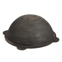 Казан Шафран, 12 л, круглое дно, алюминиевая крышка, чугун