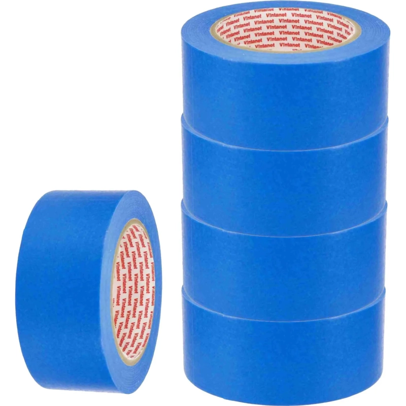 Клейкая лента малярная на осн.рис.бум.Washi WM111 Vintanet,синяя,48мм х 50м