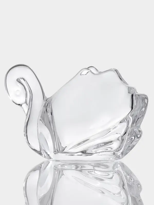 Икорница  Икорница "Лебедь" 12х7х8 см, прозрачная