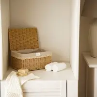 Корзина для хранения SL Home, плетёная, ручной работы, 30×20×15,5 см