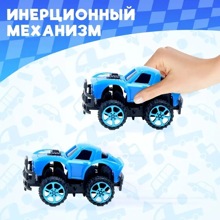 Машина инерционная &laquo;Джип&raquo;, цвета МИКС