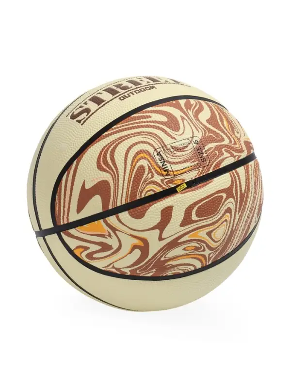 Мяч баскетбольный MINSA Street, клееный, 8 панелей, р. 6, PVC, бутиловая камера