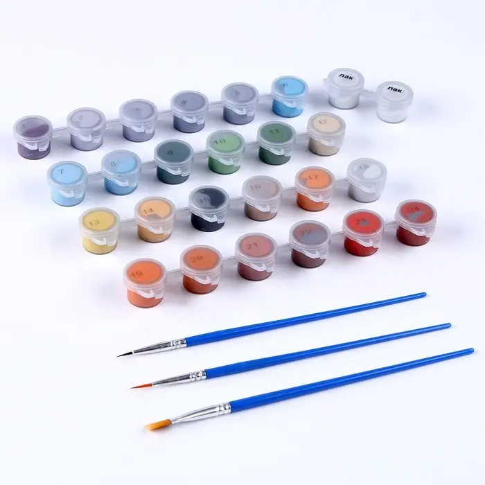 Картина по номерам на холсте с подрамником «Трамвай на закате» 40×50 см