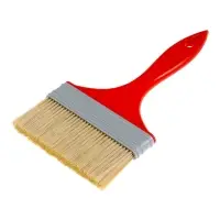 Кисть плоская ЛОМ промо, искусственная щетина, пластиковая рукоятка, 5", 125 мм