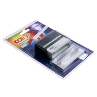 Штамп автоматический самонаборный COLOP Printer 15 SET, 2 строки, 1 касса, чёрный