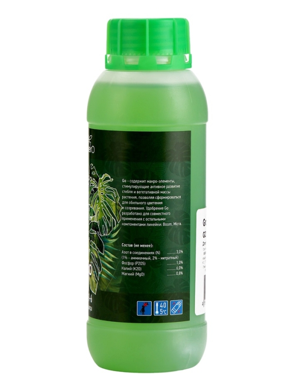 Удобрение для гидропоники  Удобрение для гидропоники "GroBro" Serious Go, 500мл