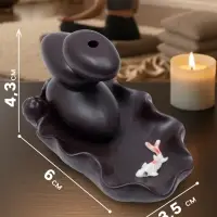 Подставка для благовоний TAKE IT EASY &laquo;Баланс и рыбки&raquo;, стелющийся дым, 4.3&times;3.5&times;6 см
