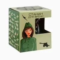 Стакан граненый с пулей &laquo;Непробиваемый&raquo;, для виски, 250 мл