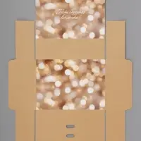 Коробка подарочная, самосборная двухсторонняя &laquo;Новогодние чудеса&raquo;, 16.5&times;12&times;5 см
