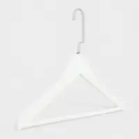 Плечики - вешалки для одежды LaDо́m Eliot, 44&times;24 см, 3 шт., широкие плечики, белые