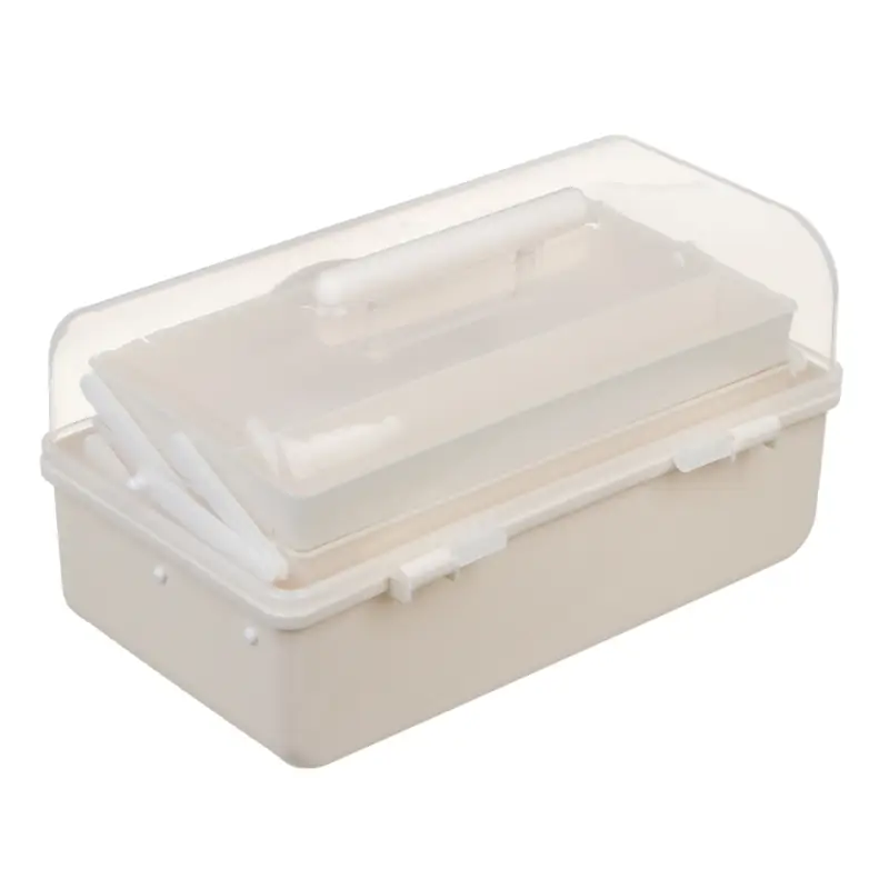 Бокс для таблеток тм VETTA, складной, 2 полки, пластик, 28,5х15,5х15,5см