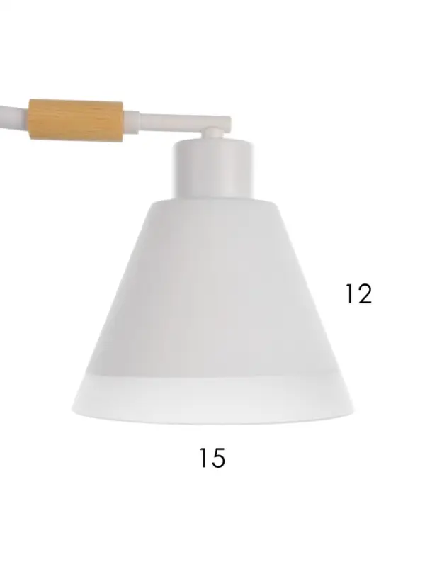 Люстра потолочная BayerLux &laquo;Вудли&raquo;, 2хЕ27, 40 Вт, белый, 45&times;16&times;29 см