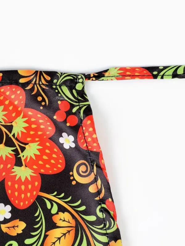 Карнавальный набор "Народная краса" юбка р-р 40-48, воротник, повязка, цвет чёрный