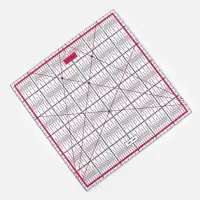 Линейка для квилтинга и пэчворка, 30&times;30 см, s=3 мм, розовая