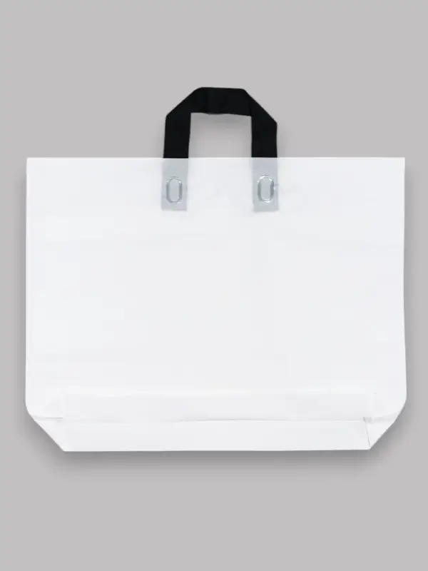 Пакет с петлевой ручкой белый 45 х 35 х 8 см 80 мкм Пакет с петлевой ручкой белый 45 х 35 х 8 см 80 мкм
