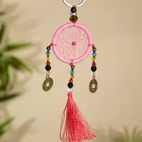 Брелок &laquo;Ловец снов&raquo;, 4&times;15 см, розовый