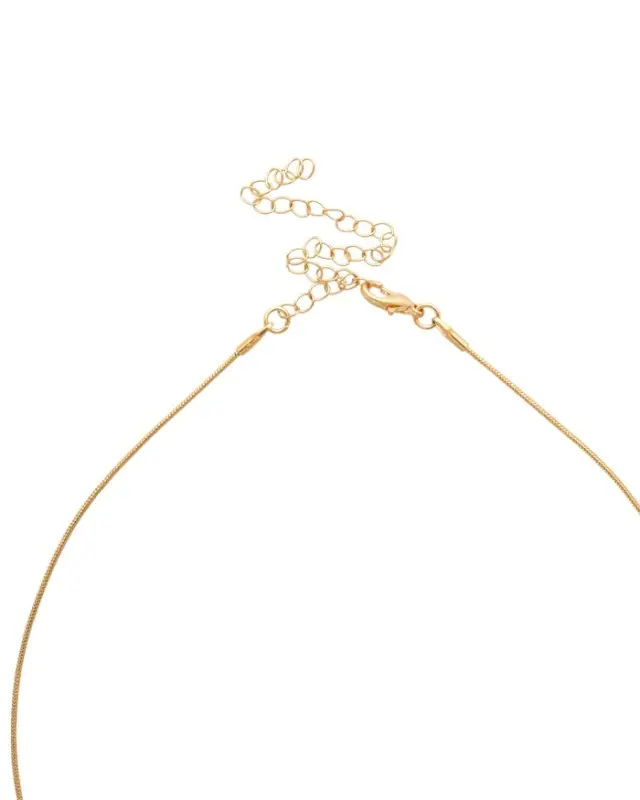 Кулон на цепочке &laquo;Гранат&raquo;, бордовый в золоте, L= 45 см