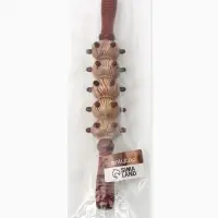 Массажёр &laquo;Скалка&raquo;, универсальный, 36.5&times;5.8 см, 5 шаров с шипами, деревянный