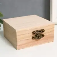 Шкатулка для росписи дерево &laquo;Квадрат&raquo;, для творчества, декора, 4&times;8&times;8 см
