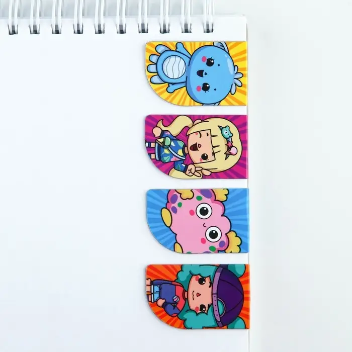 Закладки магнитные для книг, 4 шт «Тока» Закладки магнитные для книг, 4 шт «Тока»