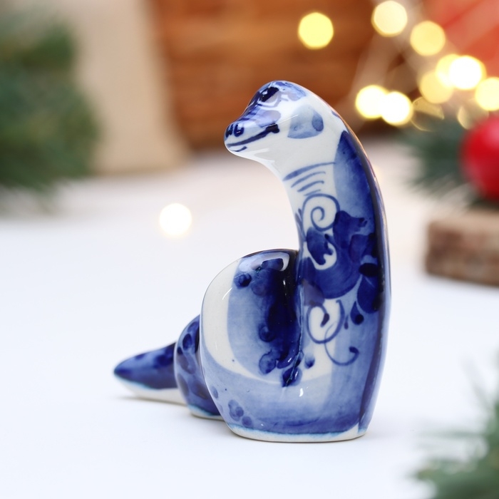 Сувенир символ года Сувенир символ года "Змея Гиана", гжель