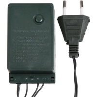 Гирлянда светодиодная Твинкл Лайт 10 м, тем-зел ПВХ,80 LED,белый 303-045