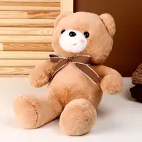 Мягкая игрушка &laquo;Медведь&raquo;, с бантиком, 40 см, коричневая