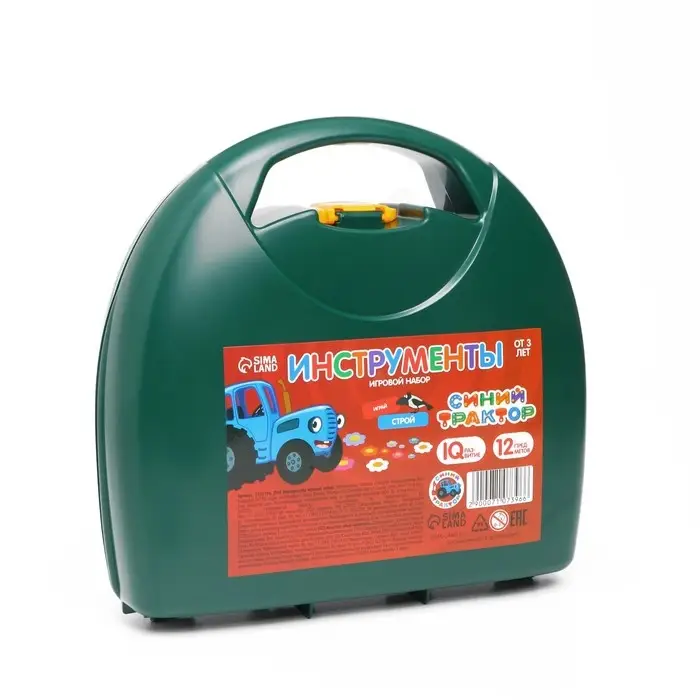 Игровой набор инструментов в чемоданчике, Синий трактор Игровой набор инструментов в чемоданчике, Синий трактор