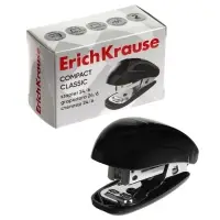 Степлер mini №24/6 20 л ErichKrause Compact Classic, чёрный