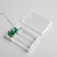 Гирлянда &laquo;Нить&raquo; 2 м, IP20, прозрачная нить, 20 LED, свечение тёплое белое, 2 режима, AAх3