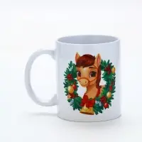 Кружка керамическая новогодняя «Уютного праздника», 320 мл