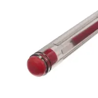 Ручка шариковая масляная Pensan My-Tech, узел-игла 0.7 мм, чернила красные
