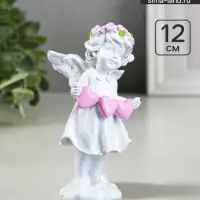 Фигура &laquo;Ангел с тремя сердцами&raquo; 4.5&times;5.8&times;12 см