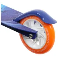 Самокат городской GRAFFITI Comfort 120, складной, колёса PU 120 мм, ABEC 7 Carbon, синий