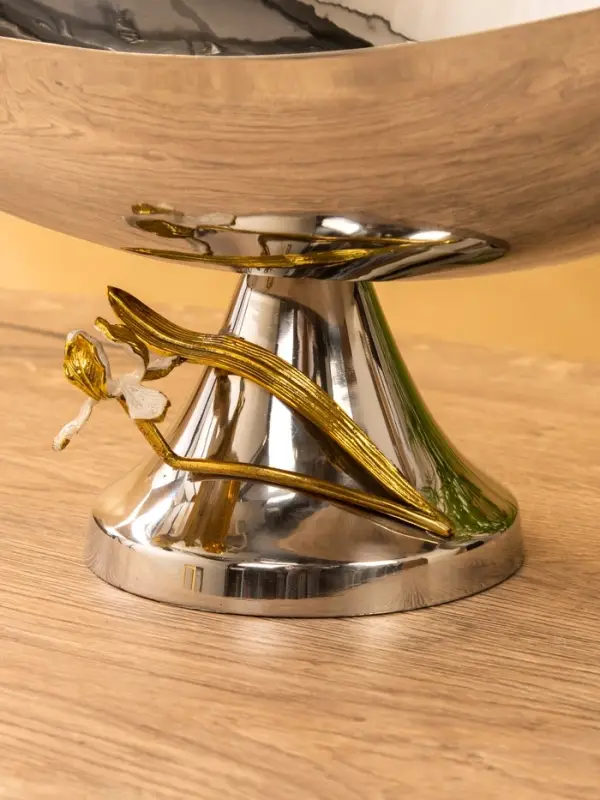 Менажница "Тюльпаны" 17х17х28 см, нержавеющая сталь