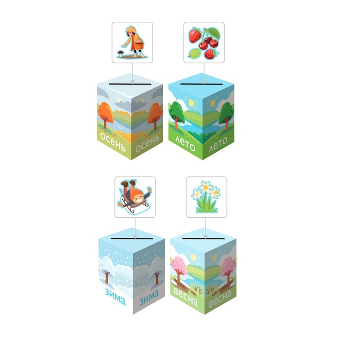 Развивающая игра «Умный сортер. Времена года» Развивающая игра «Умный сортер. Времена года»