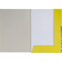 Папка для черчения Комус Класс А4,10л,180гр/м2 Urban Yellow