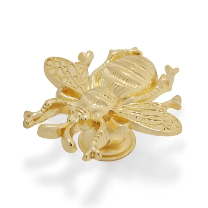 Ручка-кнопка CAPPIO PRO &laquo;Жук&raquo; 59&times;56 мм, цвет золото